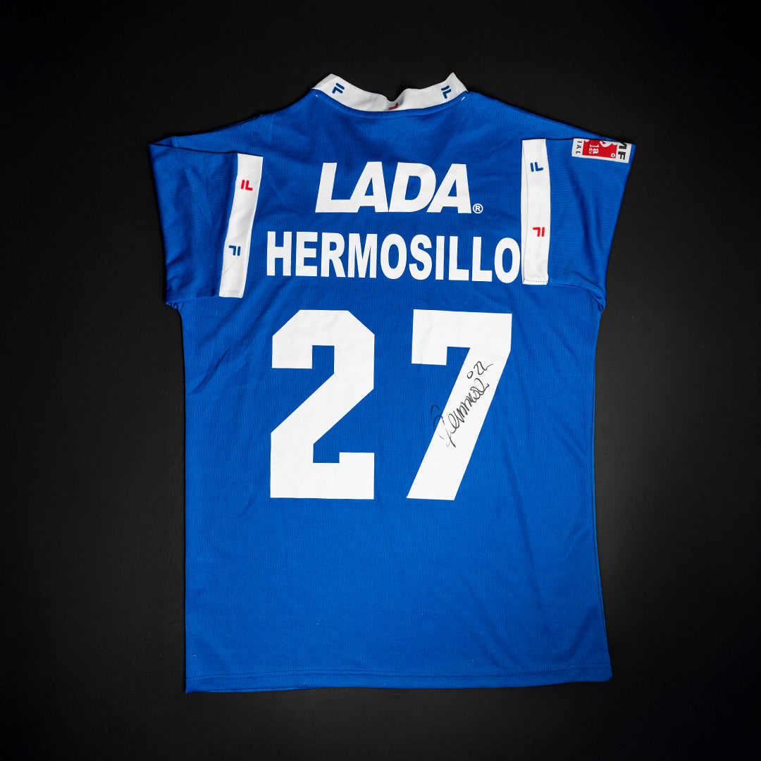 Jersey Firmado Carlos Hermosillo- Cruz Azul
